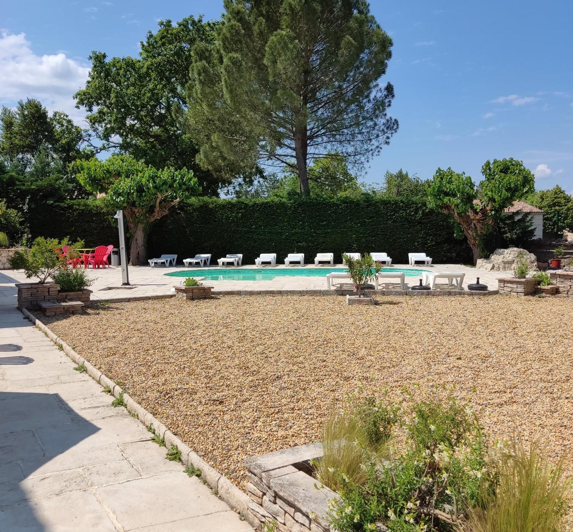 Ardeche Les Cigales, Studio Murier Piscine Partagee Grospierres Exterior photo